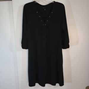 🆕👗 AB Studios Criss Cross Black Dress